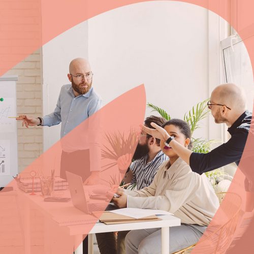 Research team reviewing real-world patient insights to support clinical study planning.